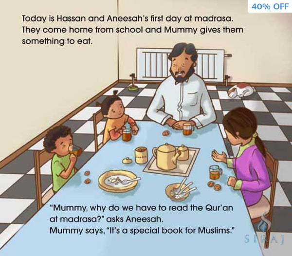 Hassan and Aneesa Go to Madrasa - Childrens Books - The Islamic Foundation