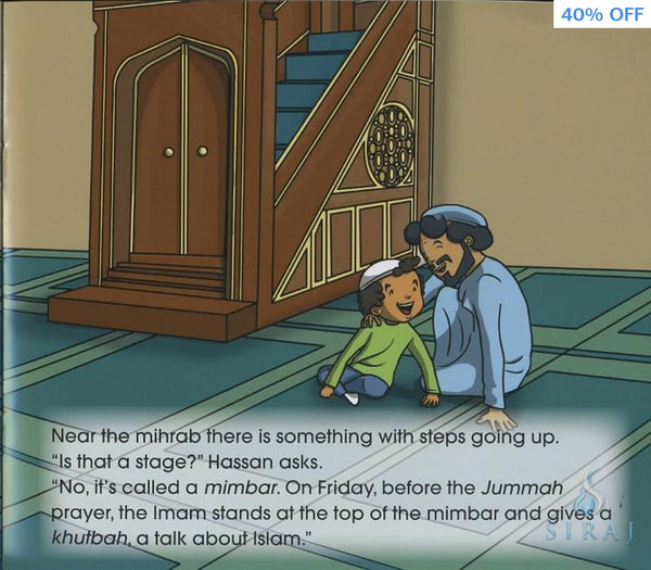 Hassan and Aneesa Go to Masjid - Childrens Books - The Islamic Foundation