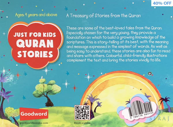 Just For Kids Quran Stories (Hardcover) - Childrens Books - Goodword Books