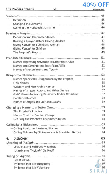 (The Muslim Family Book 4 Revised) Our Precious Sprouts: Islamic Regulations For Newborns - Hardcover - Islamic Books - Al-Kitaab & 