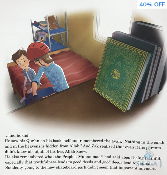 Zak and His Little Lies - Childrens Books - The Islamic Foundation