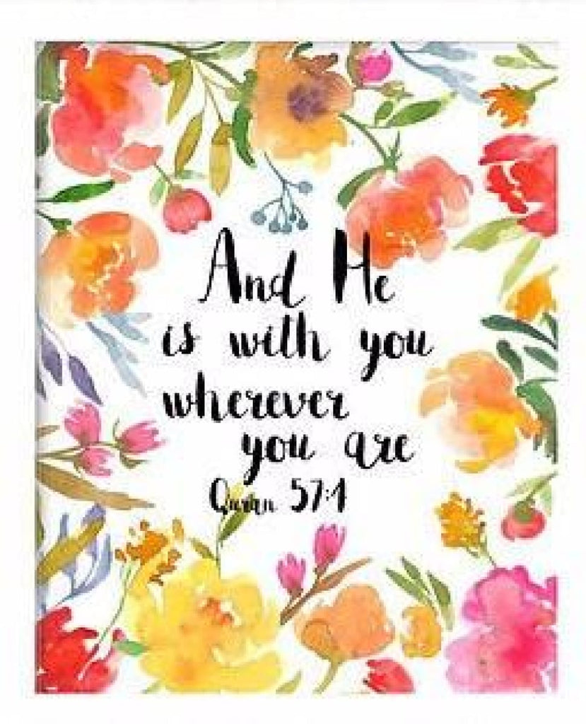 He Is With You Print - The Craft Souk