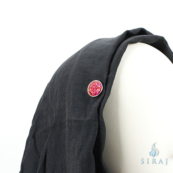 Strong Hijab Magnets- Black- Zahraa The Label